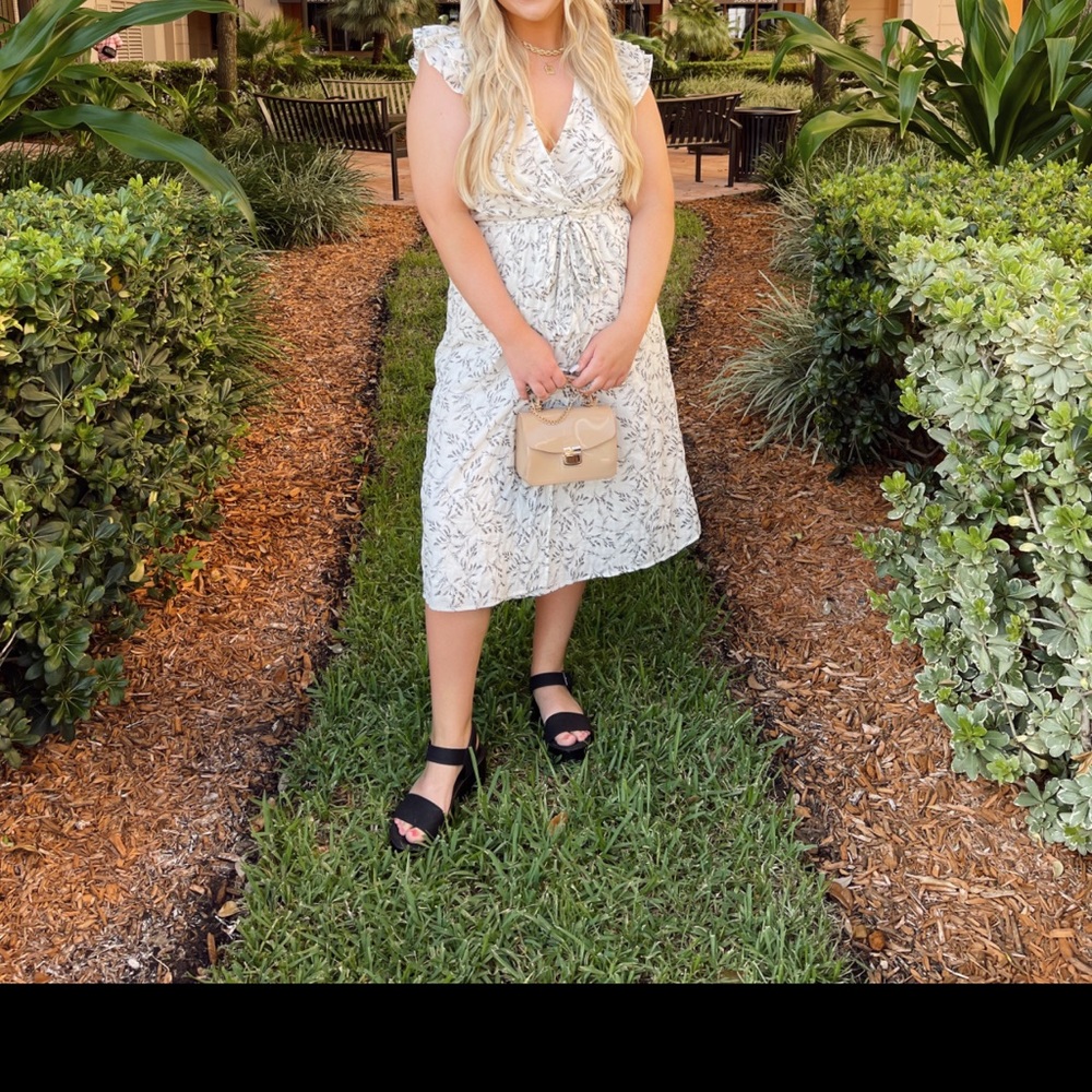 Black and white dress